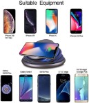 Picture of Foldable Wireless Charging Stand | With Color Changing LED Light - Gray