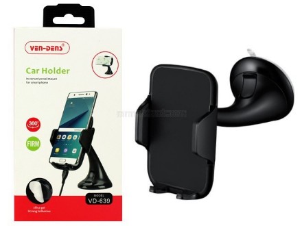 Picture of VD Universal Silicone Suction Windscreen Mobile Holder | Black