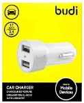 Picture of Dual Port 17Watt 3.4AMP USB Car Charger Adapter  | White