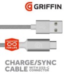 Picture of Griffin Unbreakable Fast Charging Type-C Cable | Silver