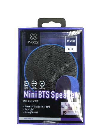 Picture of Woox Mini Bts Speaker WF2737 500mah Loud Crystal Clear Voice - Blue