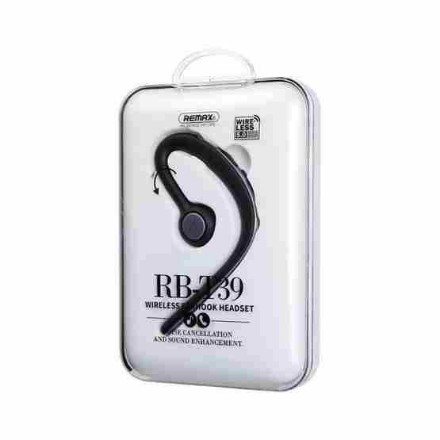 Picture of REMAX RB-T39 Earhook Headset Noise Cancelling Wireless Bluetooth 5.0 Earphone - Black