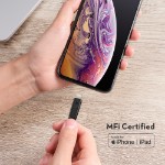 Picture of Ven Dens 20W SuperFast Charging USB-C to Lightning Cable | Black (VD-0317)