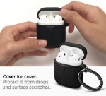 Picture of Spigen Urban Fit Designed For AirPods 1st & 2nd Generation Case With Keychain - Fabric AirPods Case