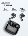 Picture of TikSounds Wireless Earbuds With MagSafe Charging Case, 5.1 Bluetooth Headphones in-Ear, Wireless Earphones Deep Bass - Black