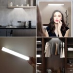 Picture of Portable Makeup Light 6000K USB Rechargeable Brightness Dimmable for Bedroom Dressing Table, Bathroom, Dressing Room Mirror