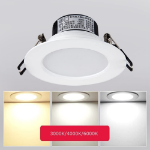Picture of  Natural White 4000K AC 230V Downlights LED Recessed Ceiling Lights 7W 560LM IP44 Bathroom Spotlight for Bathroom Kitchen Living Room Bedroom Ceiling Not-Dimmable Pack Of 1 