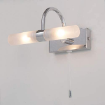 Picture of  Twin Light Modern Style Bathroom Wall Light with Pull Cord Switch Home Lighting 