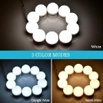 Picture of Vanity Mirror Lights Kits Hollywood Style LED Makeup Lights with 10 Dimmable Bulbs for Makeup Dressing Table with 5-Level Adjustable Brightness Touch Dimmer