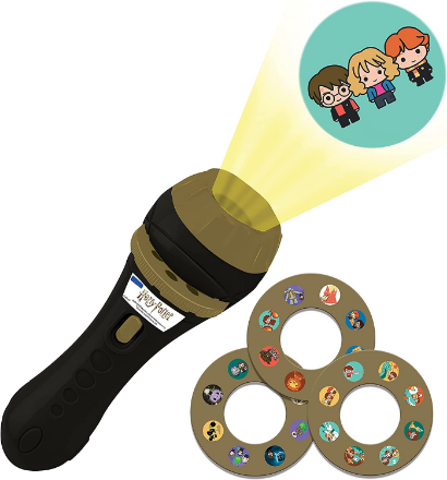 Picture of Harry Potter torch light and projector with 3 discs, 24 images, create your own stories