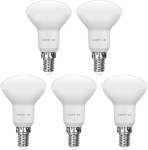 Picture of E14 LED Light Bulb | R50 Reflector Bulb Small Screw | 5W, 470lm, 40W Incandescent E14 Bulb Equivalent | 2700K Warm White | Pack of 5