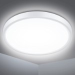 Picture of Ceiling Light,18W 1500LM,100W Equivalent,5000K Daylight White,Waterproof IP54,Dome,Modern, Flush Ceiling Light for Bathroom